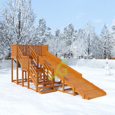 Детские зимние горки заливные 5,9 м "Snow Fox"