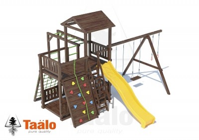 Детские комплексы с балконом - Серия В4 3, детская игровая - спортивная конструкция