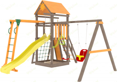 Детские площадки ИграГрад - Детская площадка "Панда Фани Gride" с рукоходом