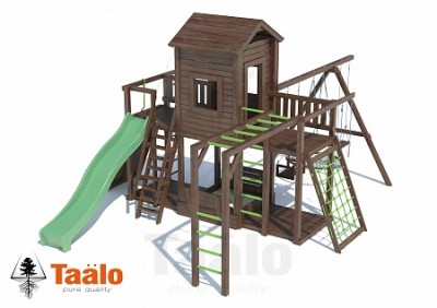 Детские игровые площадки TAALO из лиственницы - C 2. 3 Детская площадка
