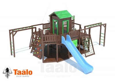 Оборудование для детских игровых комплексов - Серия U 9 модель 1, детская игровая - спортивная конструкция для зон общественного пользования