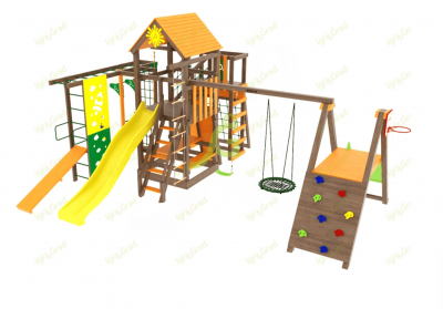 Уличные игровые комплексы для дачи - Детский спортивный комплекс IgraGrad Спорт 3