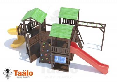 Детские игровые площадки TAALO из лиственницы - Серия U7 модель 1