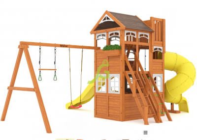Товары - Детская площадка IgraGrad Клубный домик 4 Luxe