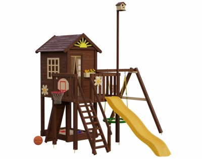 Детские площадки Рост - Игровой комплекс-домик Mark House 1