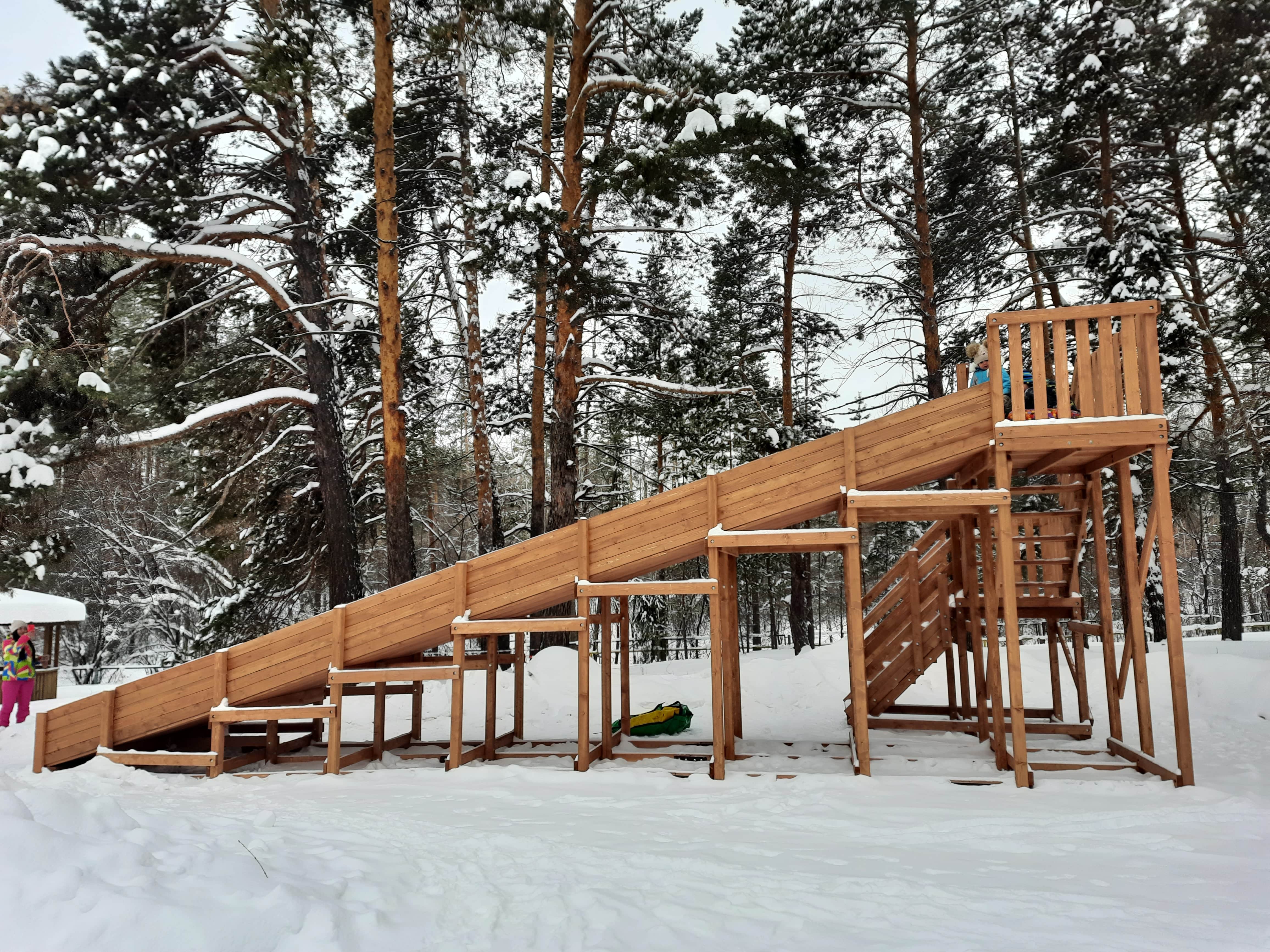 Товары - Детская заливная горка SWAN 4 (9,4м и 5м)