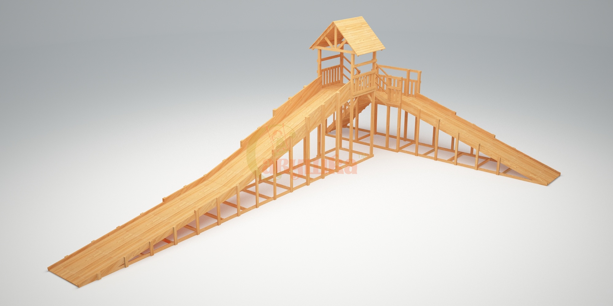 Товары - Зимняя горка Савушка Зима Wood-10