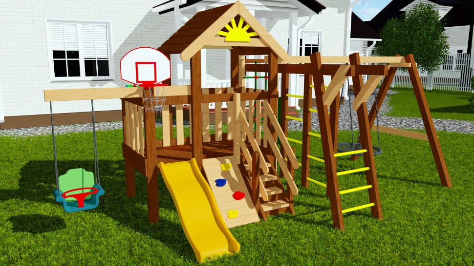 Товары - Детская игровая площадка для малышей Baby Mark 5