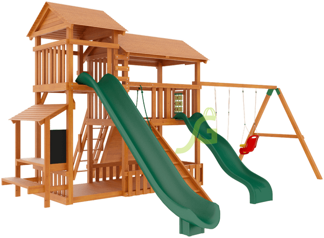 Premium - Детская деревянная площадка "IgraGrad Домик 3"