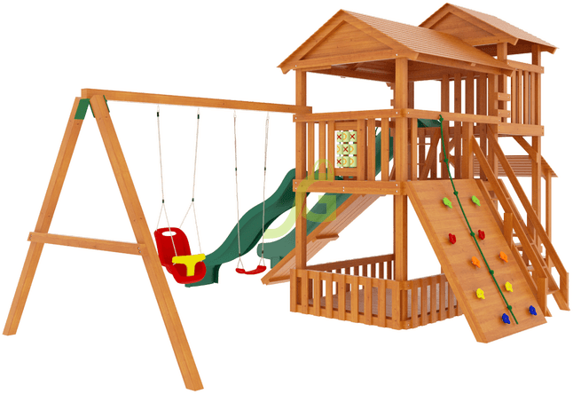 Товары - Детская деревянная площадка "IgraGrad Домик 3"