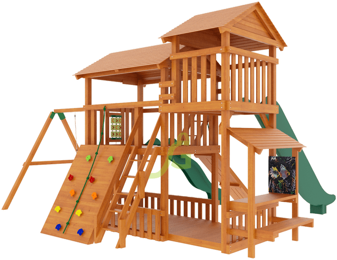Premium - Детская деревянная площадка "IgraGrad Домик 3"