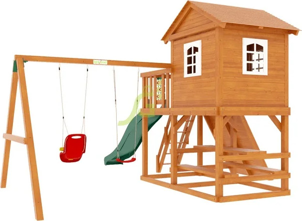 Товары - Детская деревянная площадка IgraGrad Домик 2