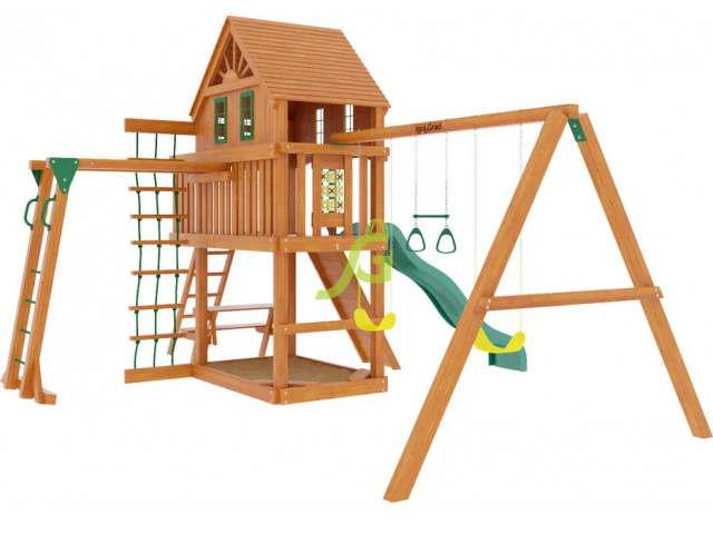 Товары - Детская деревянная площадка IgraGrad Навигатор (Домик) для дачи