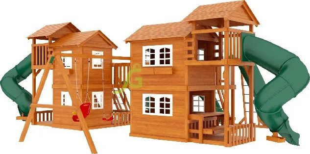 Товары - Детская деревянная площадка "IgraGrad Домик 7"