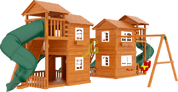 Premium - Детская деревянная площадка "IgraGrad Домик 7"