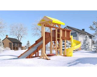 Детские площадки с зимней горкой - Детская игровая площадка САВУШКА 4 СЕЗОНА-9