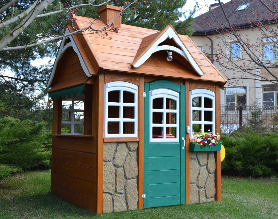 Товары - Детский домик из дерева "Happy house"