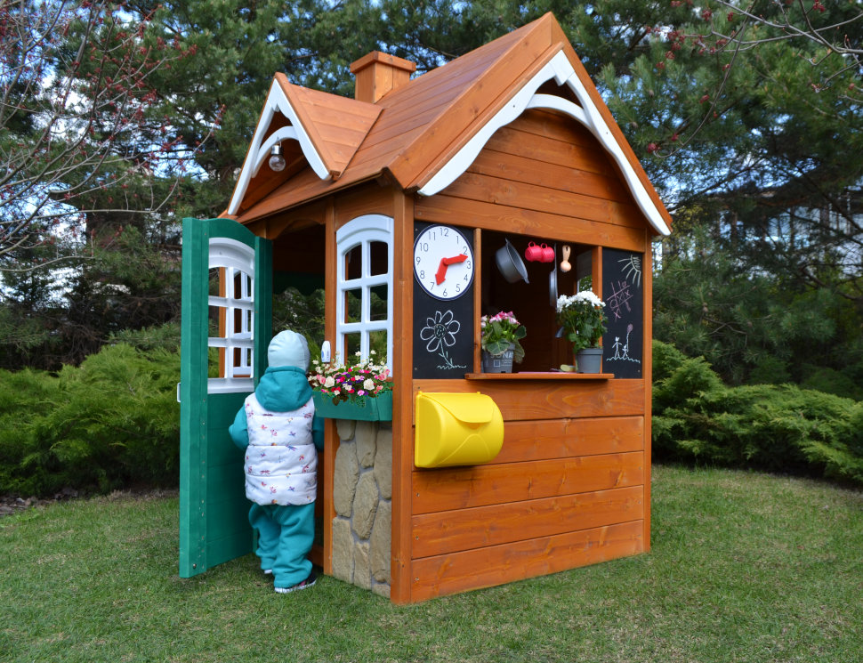 Товары - Детский домик из дерева "Happy house"