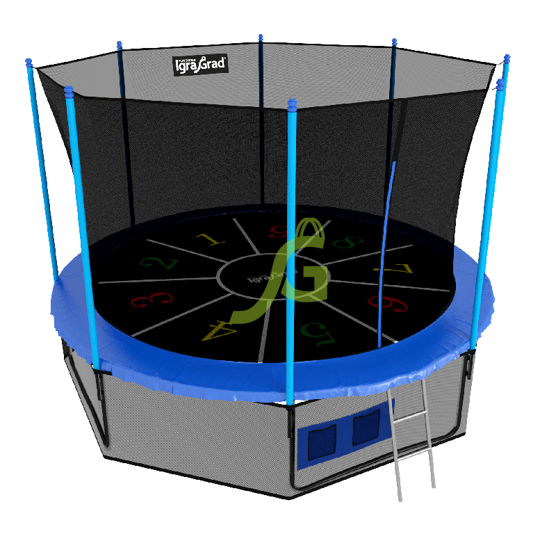 Товары - Каркасный батут с защитной сеткой для детей IgraGrad Classic 366 см (12ft)