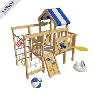 Детские спортивные комплексы для дома - Детский игровой чердак для дома и дачи Дори