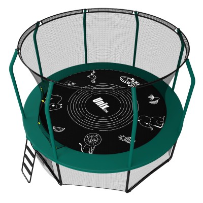 Пружинный Батут UNIX SUPREME 8 FT GREEN
