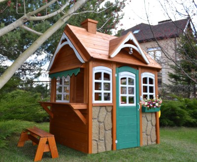 Детский деревянный домик "Happy house 2"