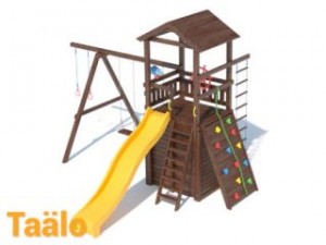 Детские игровые площадки TAALO из лиственницы - Игровой комплекс для детей A 2.4