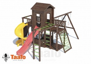 Детские игровые площадки TAALO из лиственницы - Детский игровой комплекс C 3.1 L