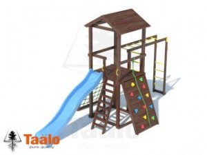 Детские игровые площадки TAALO из лиственницы - Игровой комплекс серия A 1. 3