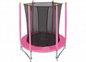 Уличные батуты - Каркасный батут с сеткой HASTTINGS 6 FT Classic Pink (1,82 м)