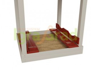 Товары - Крышка для песочниц серии Classic Панда