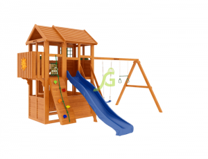 Детские площадки для девочек - Детская площадка для дачи "Клубный домик 3"