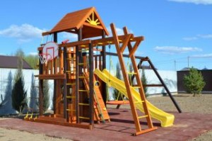 Детские площадки с качелями Гнездо - Детская площадка МАРК 3