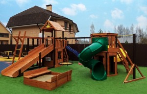 Детские площадки с двумя  башнями - Детская площадка МАРК 9