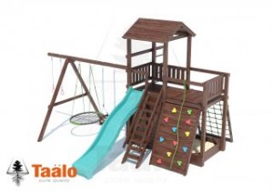Детские комплексы с балконом - Детская площадка Таало Серия B4 модель 5