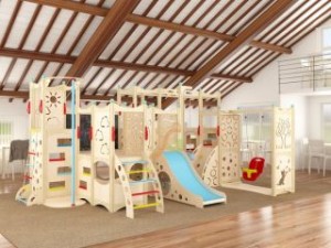 Детские спортивные комплексы для дома - Игровая зона для кафе IgraGrad 14