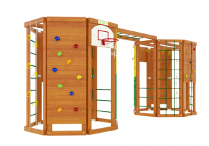Спортивные комплексы - Детский спортивный комплекс для улицы "WorkOut Double"