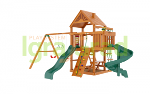 Premium - Деревянная детская площадка для дачи "Шато Sun" (Дерево)