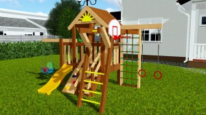 Комплексы и площадки для дома - Детский игровой комплекс для малышей Baby Mark 2