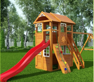 Детские площадки без песочницы - IgraGrad Клубный домик 2 Luxe
