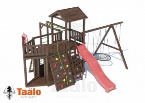 Детские игровые площадки TAALO из лиственницы - Серия С1 модель 2, детская игровая - спортивная конструкция