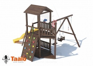 Детские комплексы с балконом - Серия В3. 1, детская игровая - спортивная конструкция