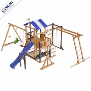 Детские спортивные площадки и комплексы для дачи - Детская игровая площадка Бретань Семейная