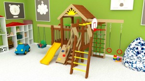 Детские спортивные комплексы для дома - Игровой комплекс для малышей Baby Mark 2