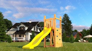 Деревянные детские площадки - Детская игровая площадка для улицы «‎Мастер» 6