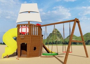 Детские площадки для мальчиков - Детская площадка Яхта (Принцесса моря 2)