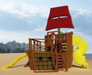 Детские площадки для мальчиков - Детская площадка Яхта (Принцесса моря 1)