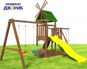 Детские площадки Рост - Детская площадка для дачи "Мельница с домиком"
