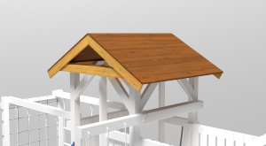 Комплектующие для детских площадок - Крыша деревянная для серии Савушка