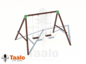 Товары - Качели на деревянном каркасе O-1
